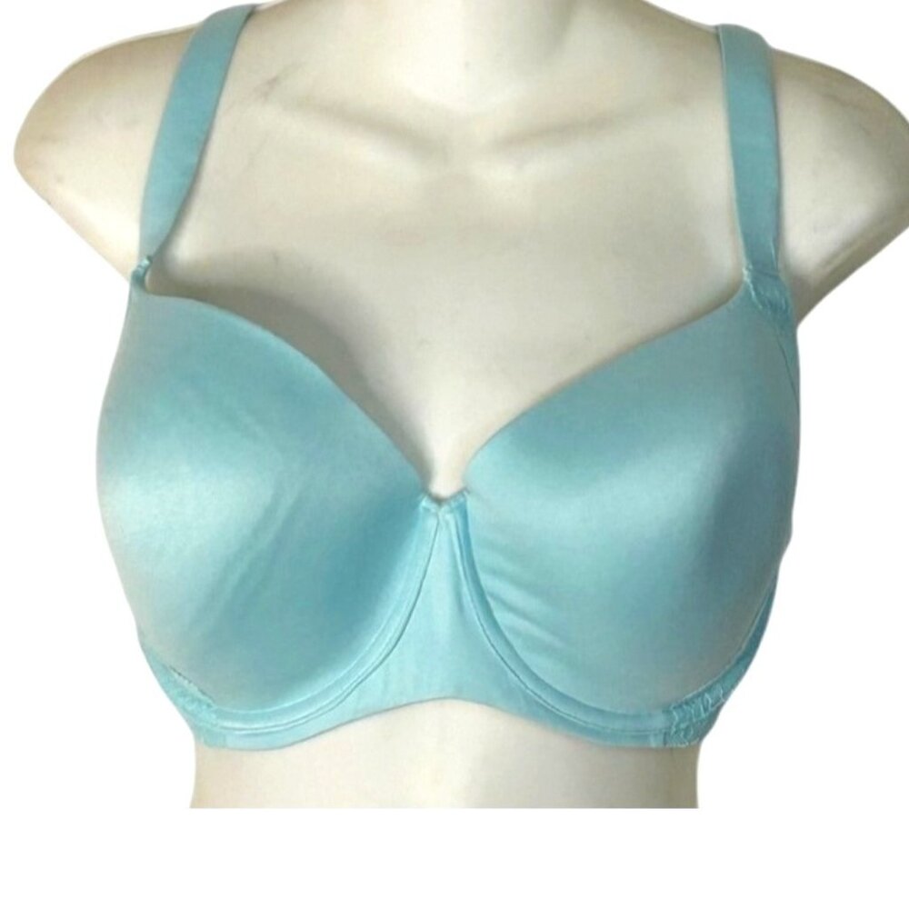 Secret Treasures Teal Green Bra 38DDD Polyester Spandex